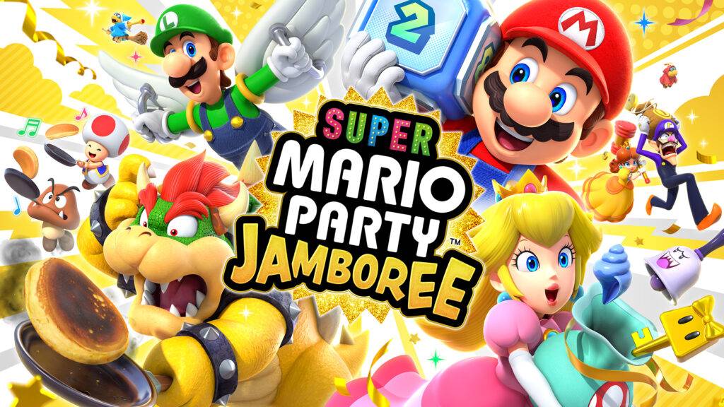 Super Mario Party Jamboree Wallpaper Capa Poster Full HD Nintendo Switch