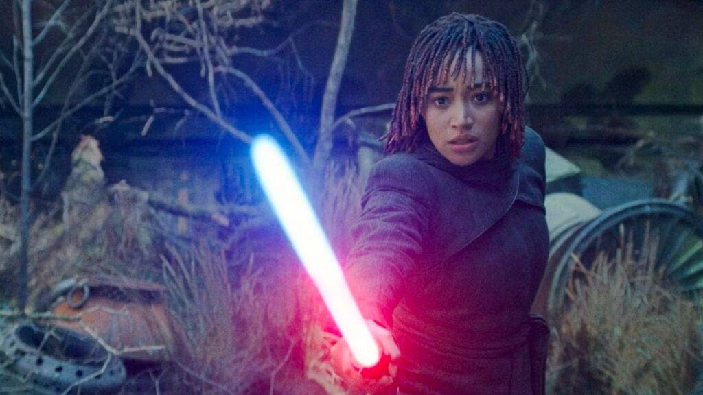 Star Wars The Acolyte Sabre de Luz Sangrando Osha