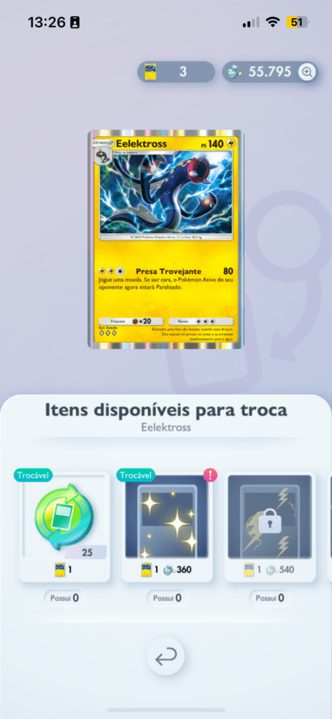 Pokémon TCG Pocket Tokens de Troca