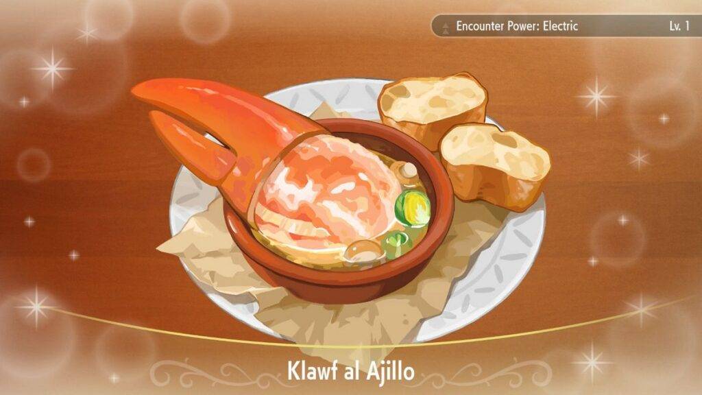 Pokemon Klawf al Ajillo