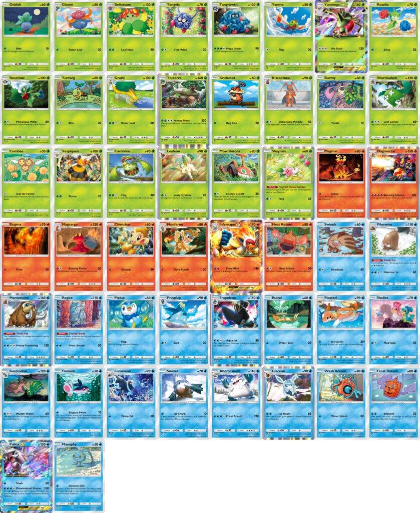 Pokemon TCG Pocket Embate do Espaço e Tempo Cartas