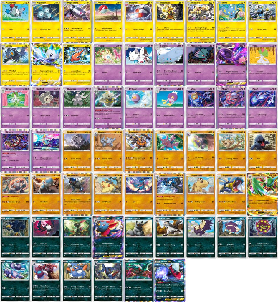 Pokemon TCG Pocket Embate do Espaço e Tempo Cartas